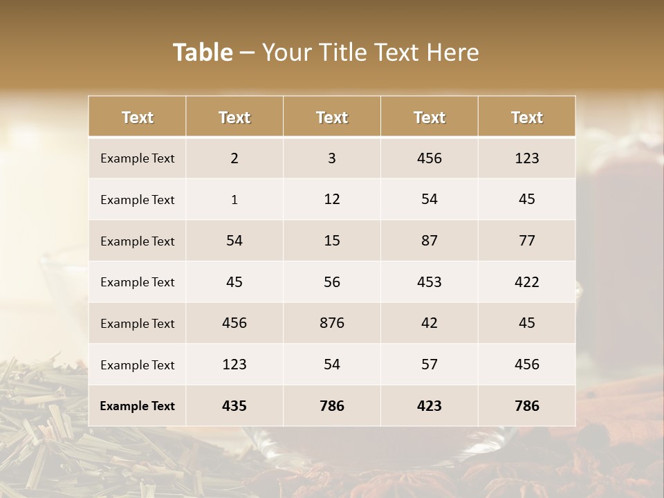 Raw Market Curry PowerPoint Template
