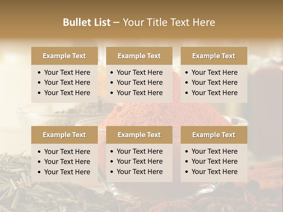 Raw Market Curry PowerPoint Template