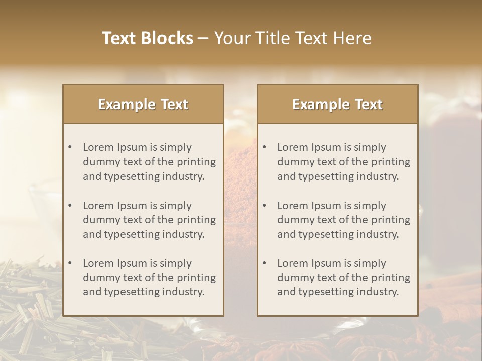 Raw Market Curry PowerPoint Template