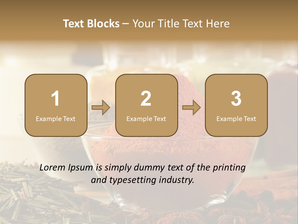 Raw Market Curry PowerPoint Template