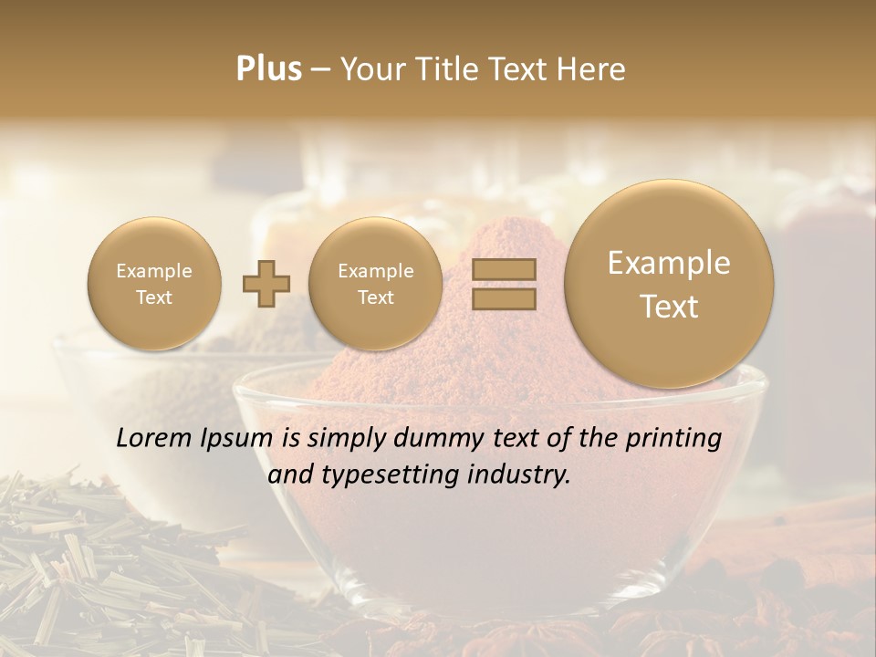 Raw Market Curry PowerPoint Template