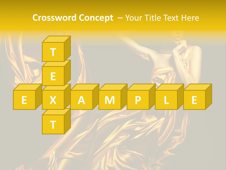 Bead Woman Fashion PowerPoint Template