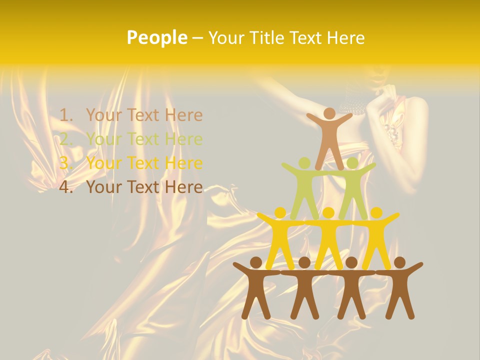 Bead Woman Fashion PowerPoint Template