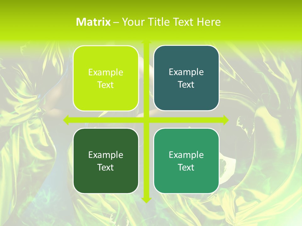 Drapery Sensual Golden PowerPoint Template