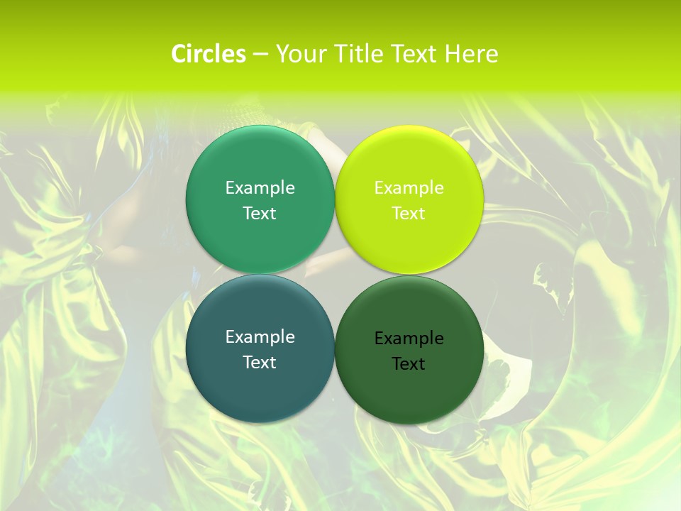 Drapery Sensual Golden PowerPoint Template