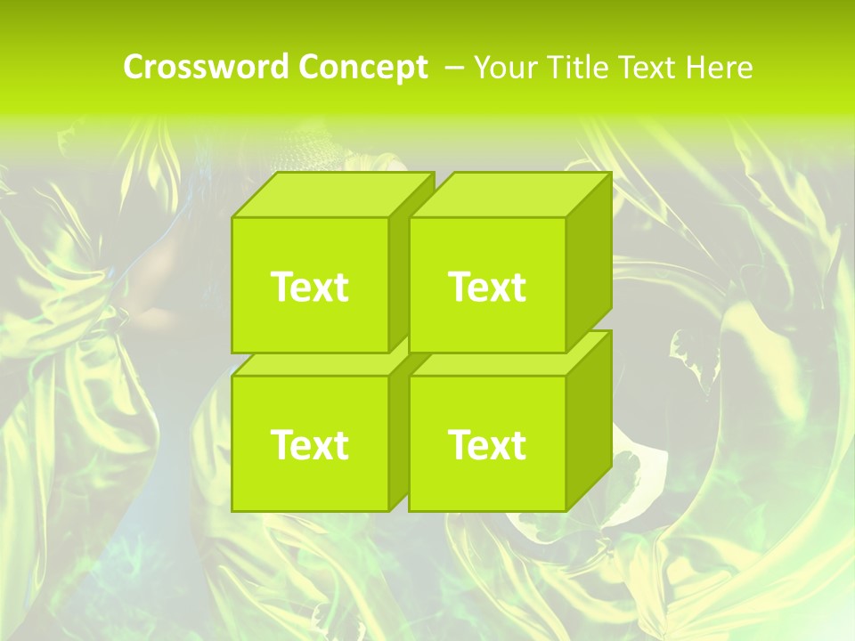 Drapery Sensual Golden PowerPoint Template