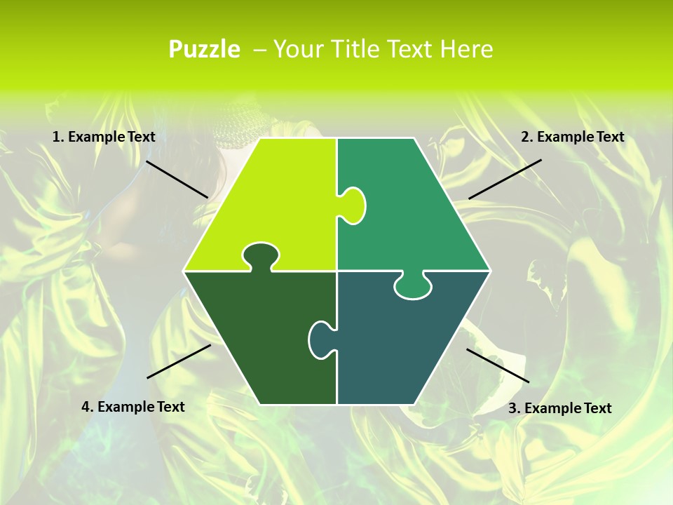 Drapery Sensual Golden PowerPoint Template