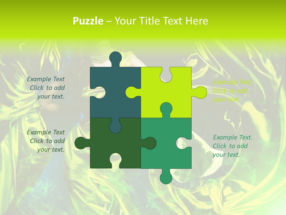 Drapery Sensual Golden PowerPoint Template