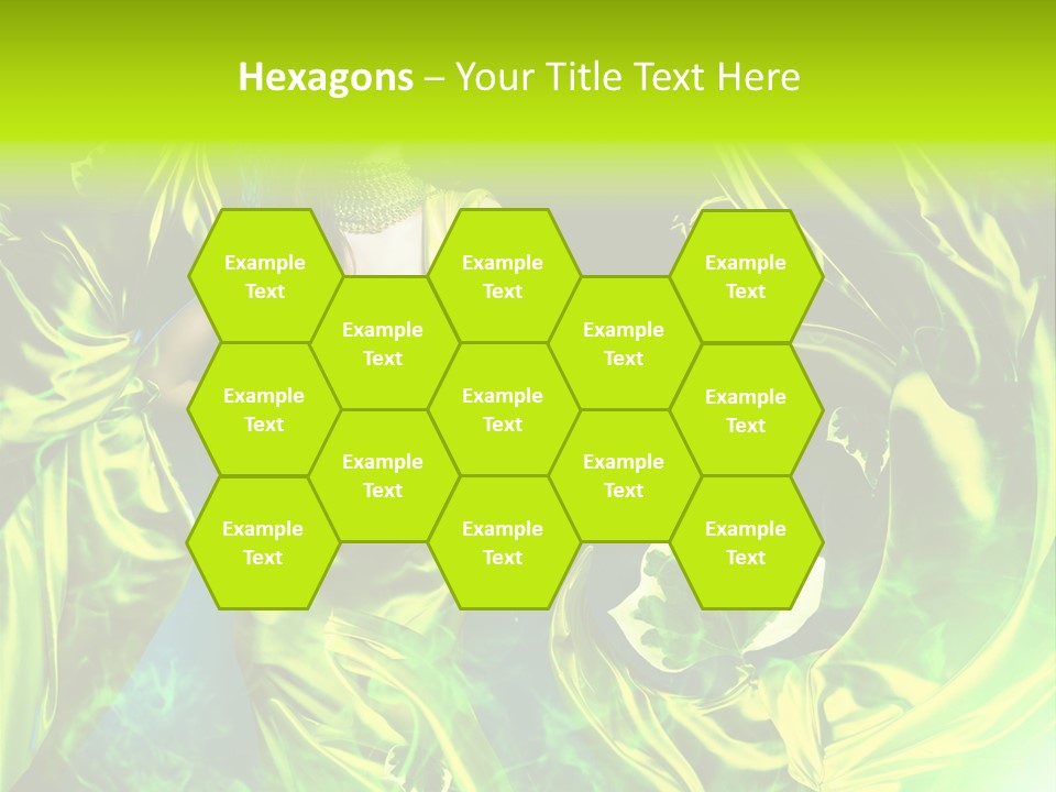 Drapery Sensual Golden PowerPoint Template