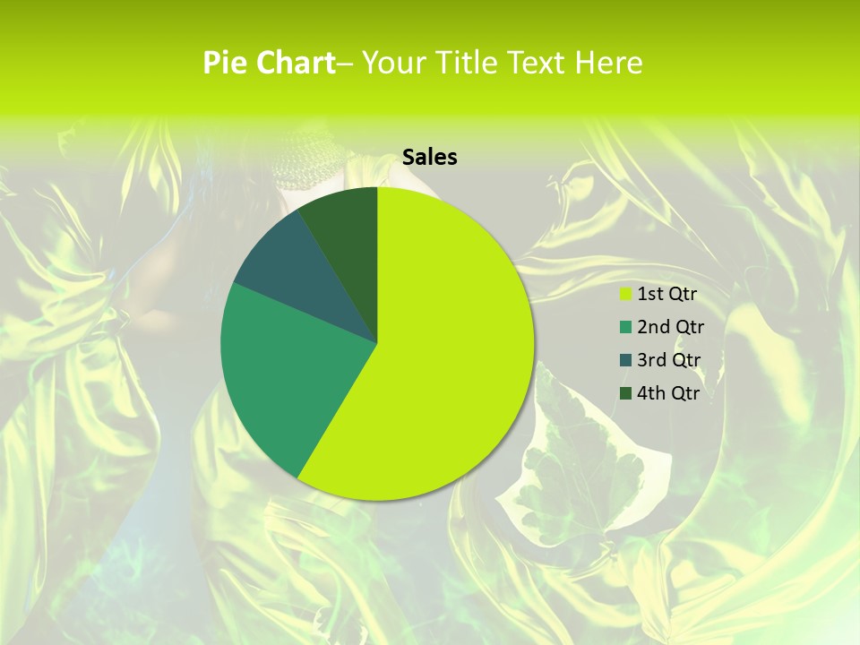 Drapery Sensual Golden PowerPoint Template