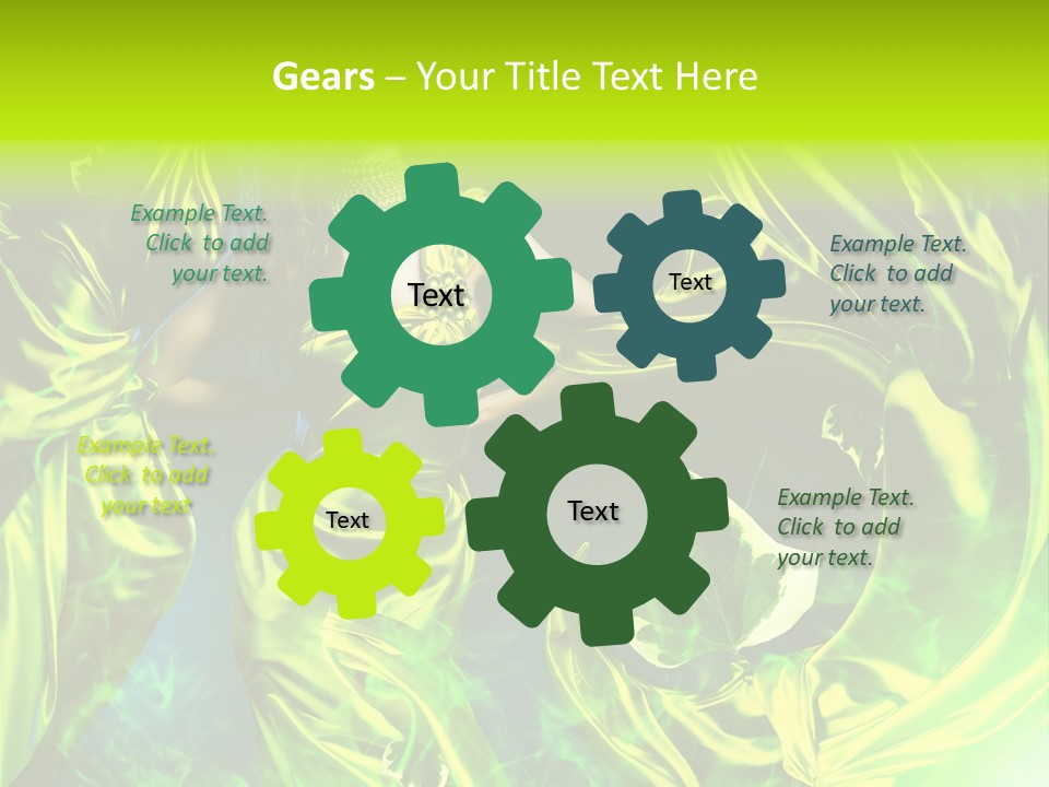 Drapery Sensual Golden PowerPoint Template