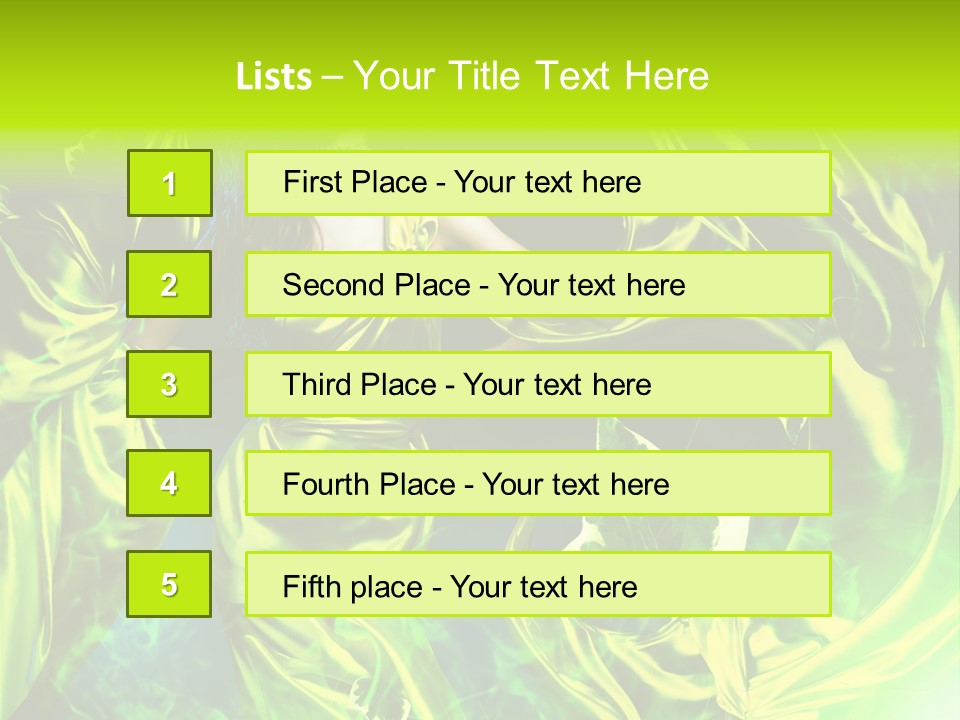 Drapery Sensual Golden PowerPoint Template
