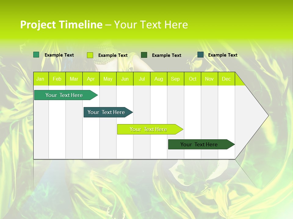 Drapery Sensual Golden PowerPoint Template