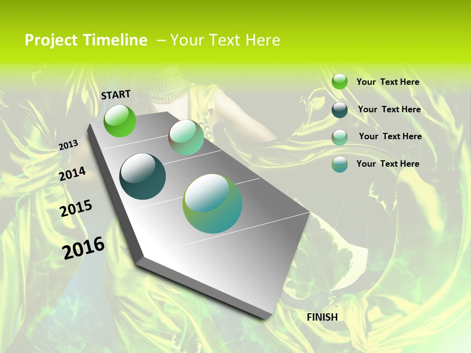 Drapery Sensual Golden PowerPoint Template