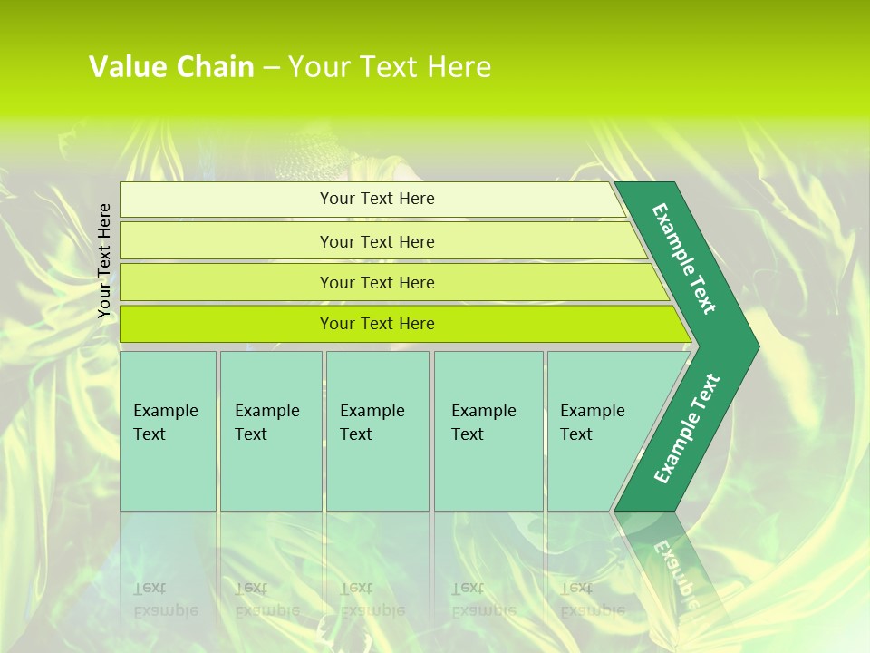 Drapery Sensual Golden PowerPoint Template