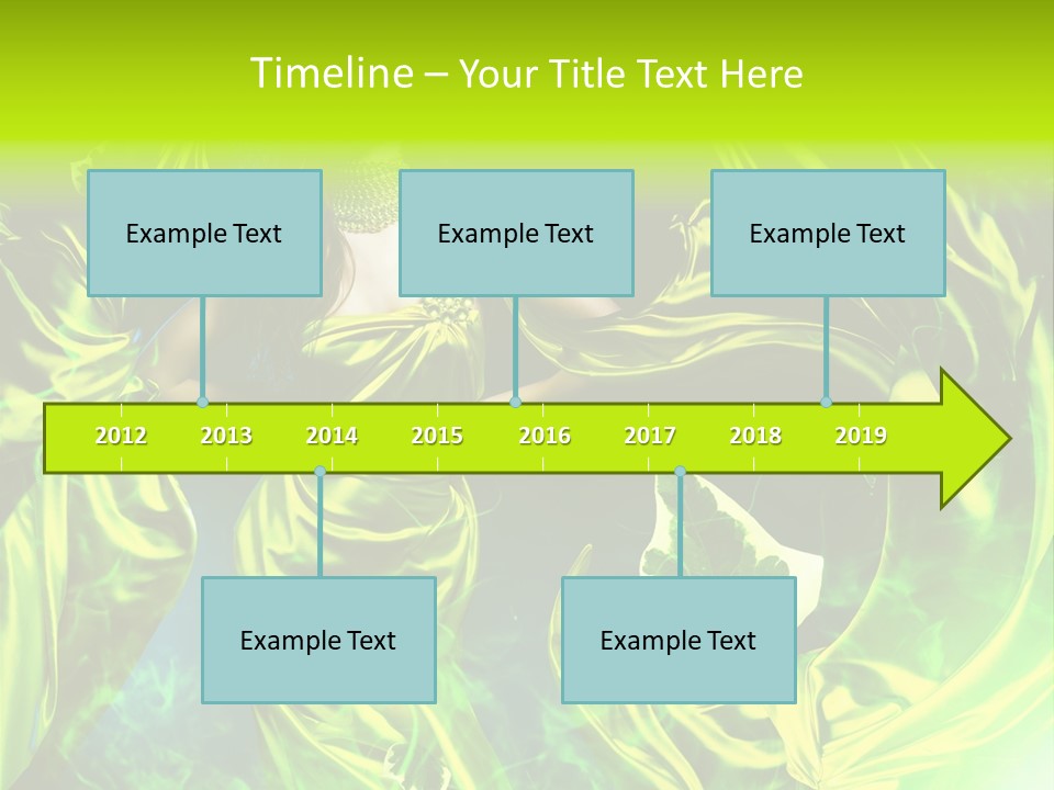 Drapery Sensual Golden PowerPoint Template