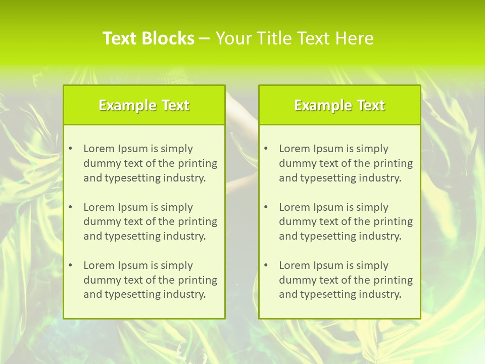 Drapery Sensual Golden PowerPoint Template