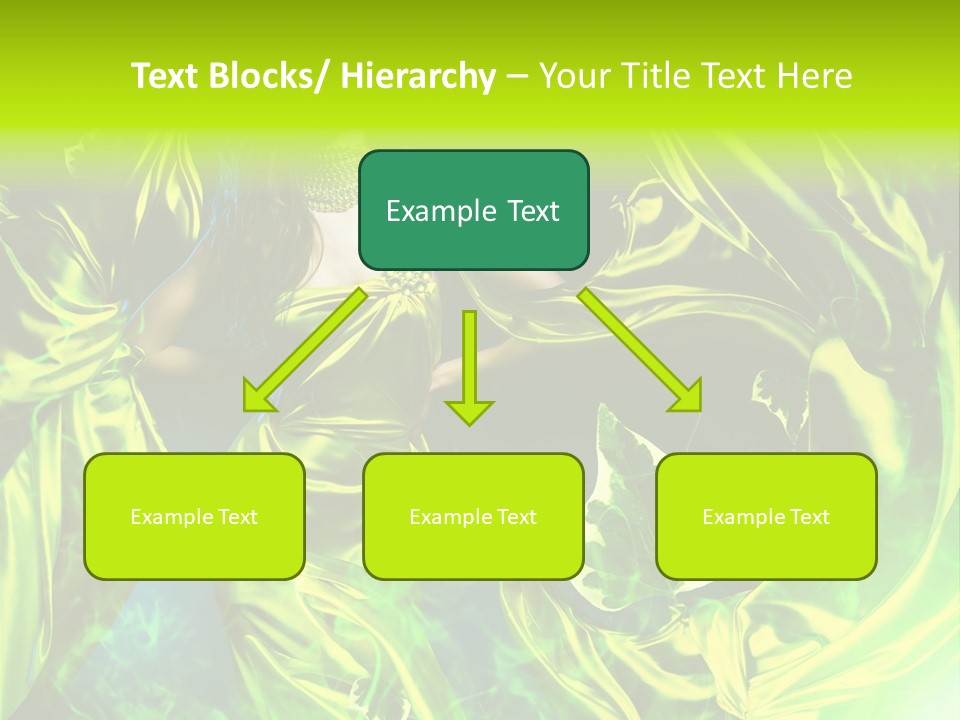 Drapery Sensual Golden PowerPoint Template