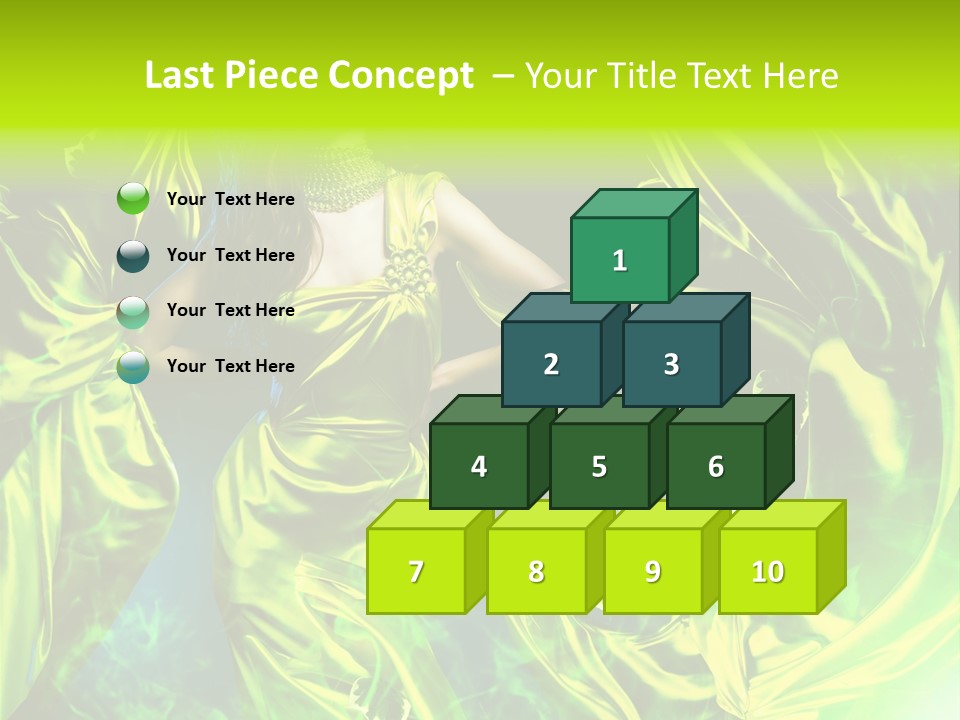 Drapery Sensual Golden PowerPoint Template