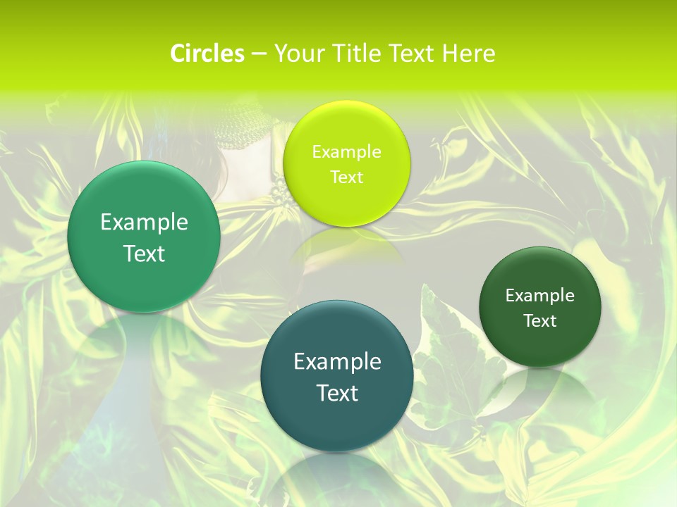 Drapery Sensual Golden PowerPoint Template