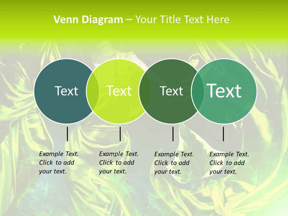 Drapery Sensual Golden PowerPoint Template