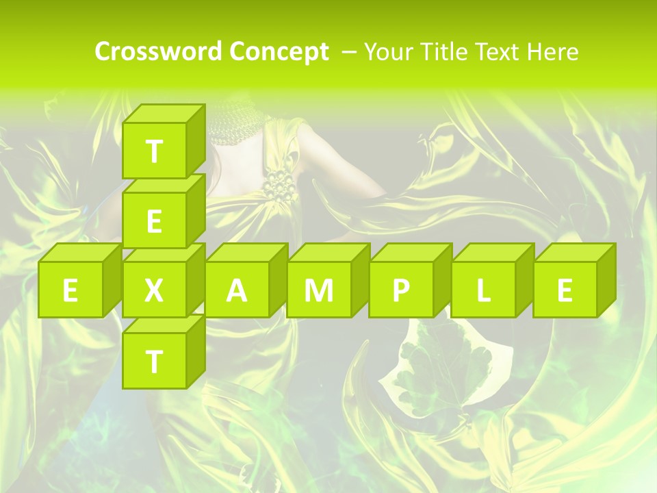 Drapery Sensual Golden PowerPoint Template