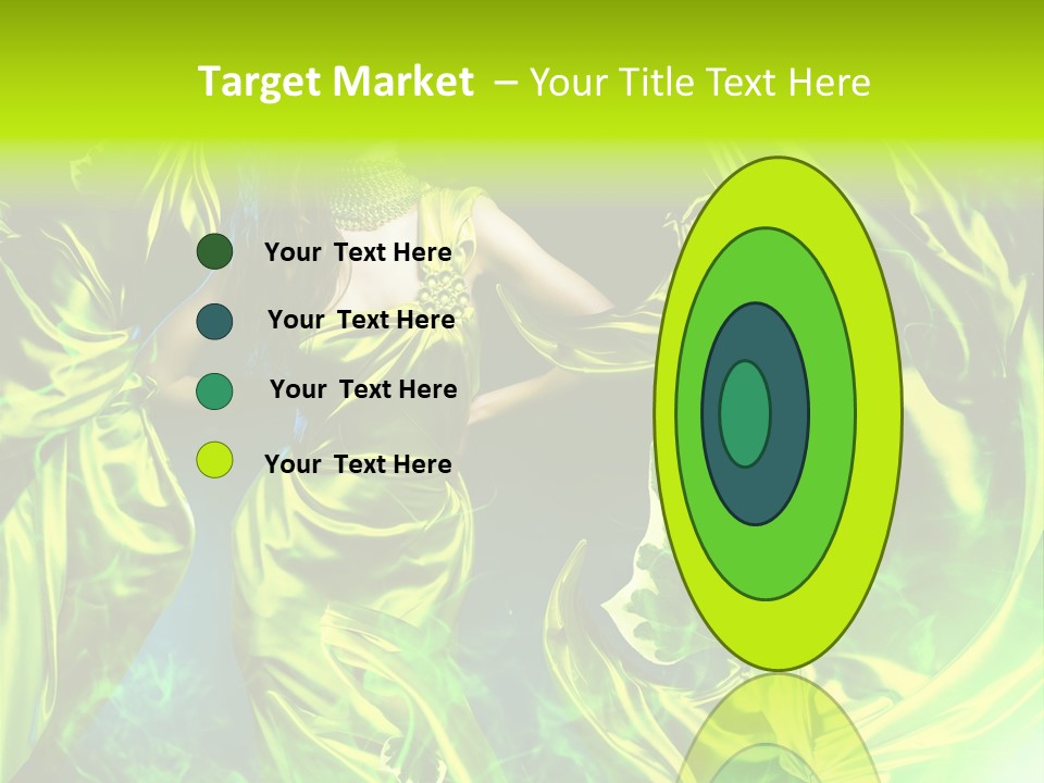 Drapery Sensual Golden PowerPoint Template