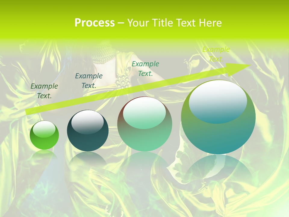 Drapery Sensual Golden PowerPoint Template