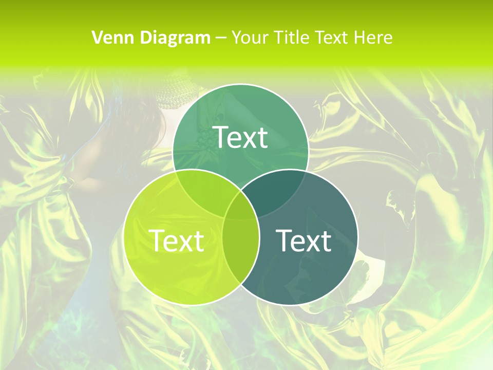 Drapery Sensual Golden PowerPoint Template