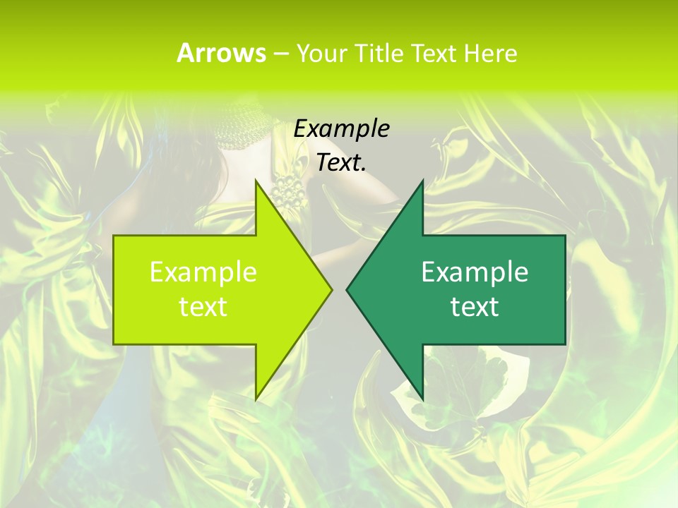 Drapery Sensual Golden PowerPoint Template