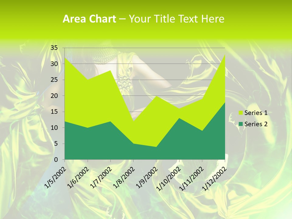 Drapery Sensual Golden PowerPoint Template