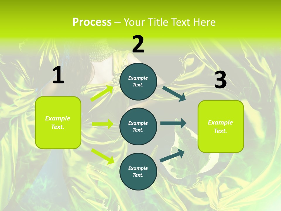 Drapery Sensual Golden PowerPoint Template