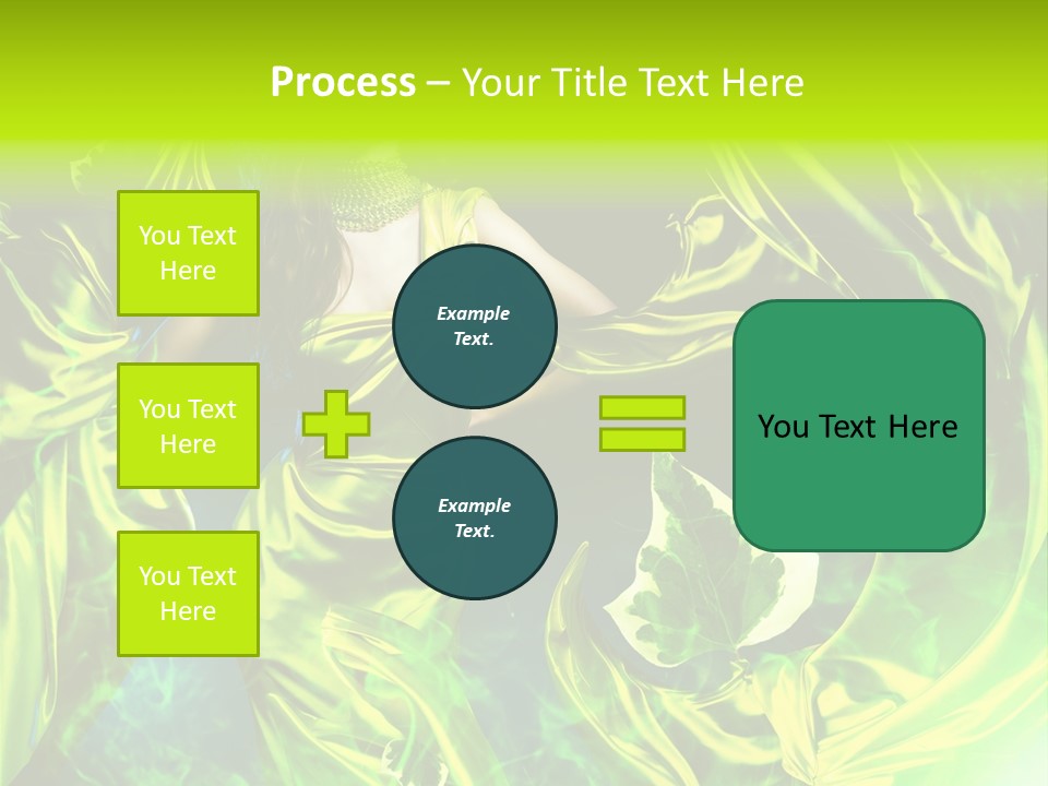 Drapery Sensual Golden PowerPoint Template