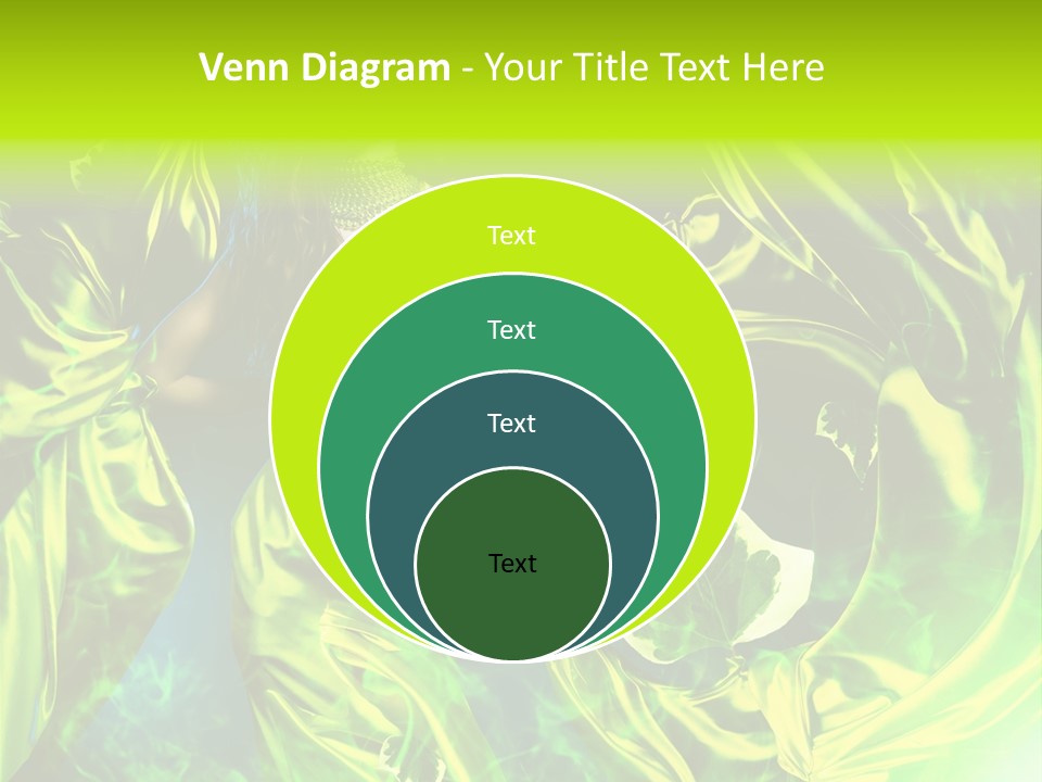 Drapery Sensual Golden PowerPoint Template