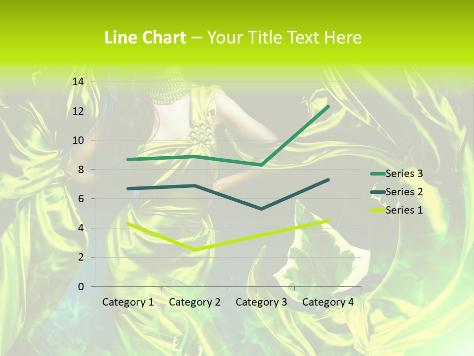 Drapery Sensual Golden PowerPoint Template