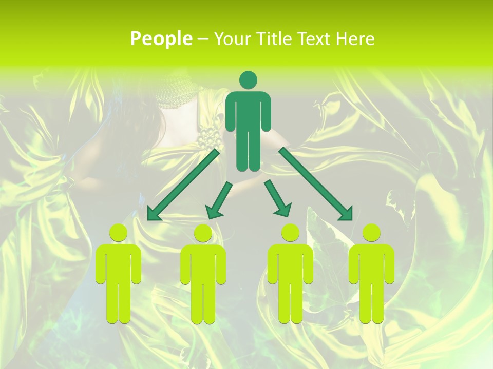 Drapery Sensual Golden PowerPoint Template