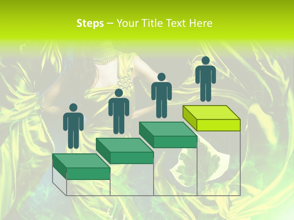 Drapery Sensual Golden PowerPoint Template