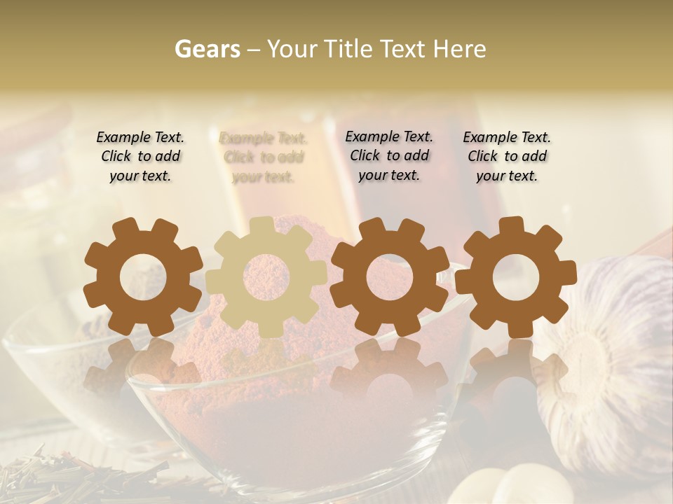 Recipe Chili Lemon PowerPoint Template