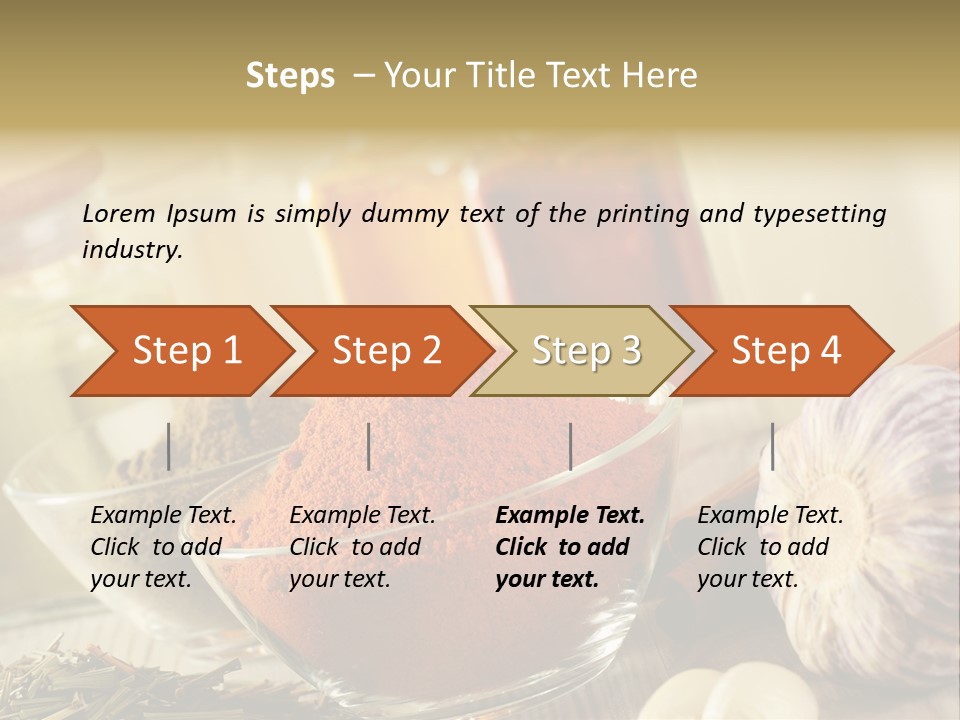 Recipe Chili Lemon PowerPoint Template