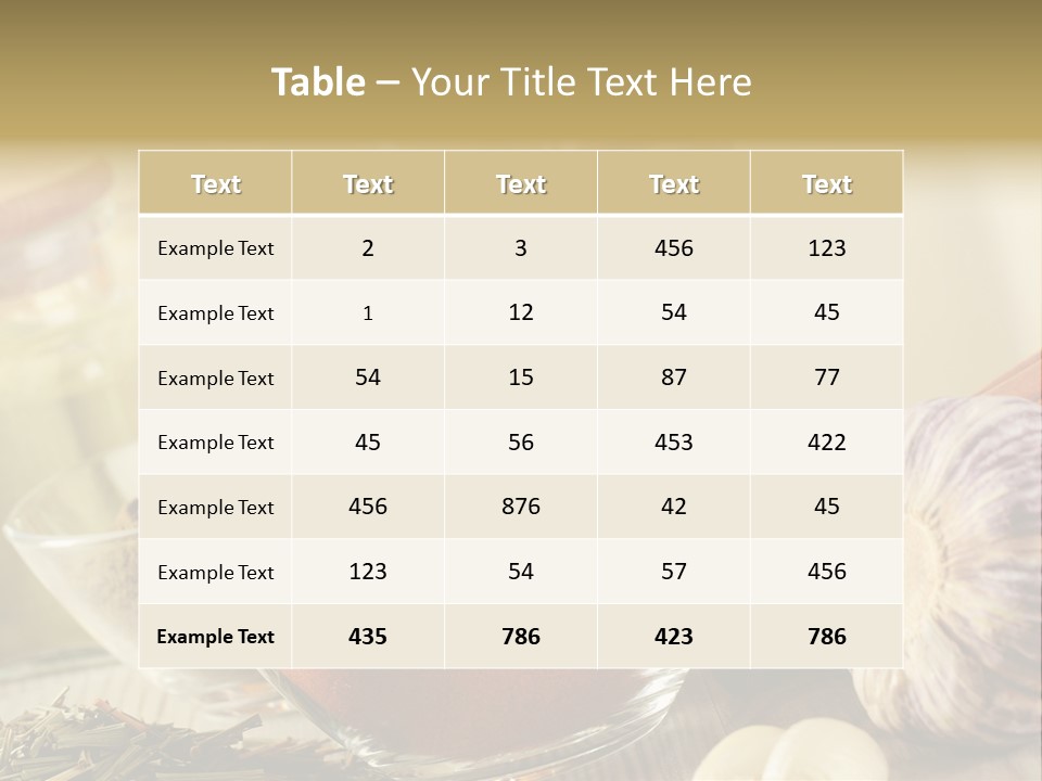Recipe Chili Lemon PowerPoint Template