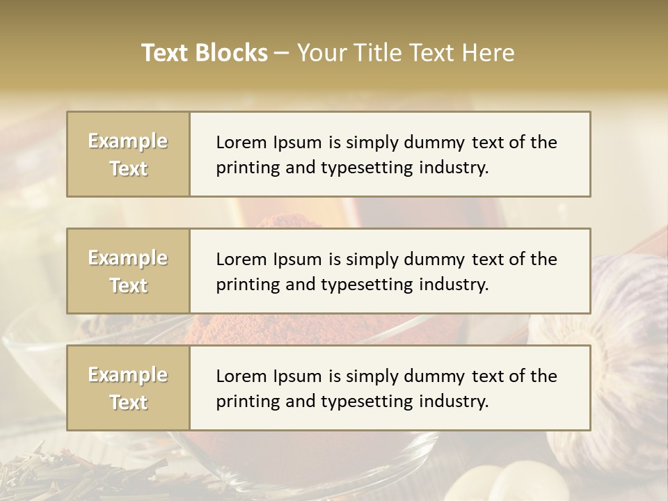 Recipe Chili Lemon PowerPoint Template