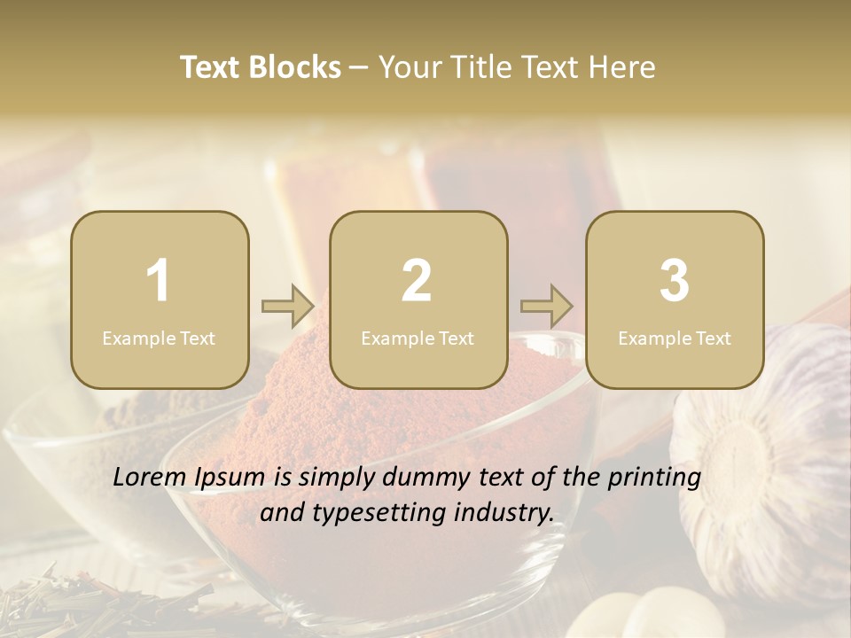 Recipe Chili Lemon PowerPoint Template