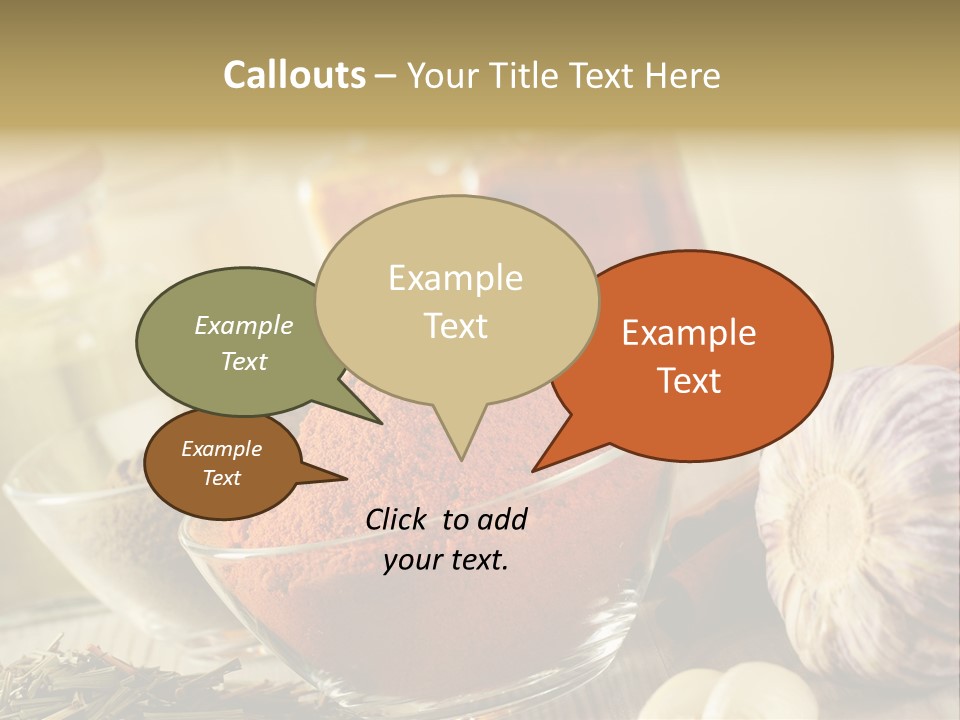 Recipe Chili Lemon PowerPoint Template