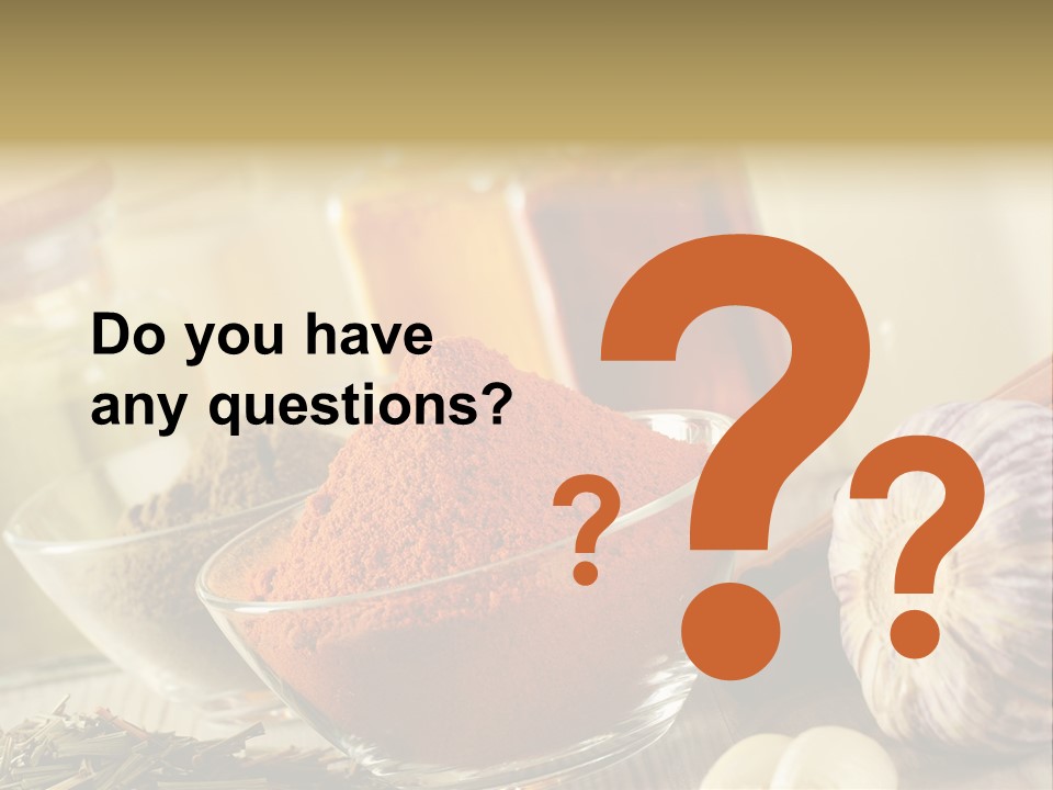 Recipe Chili Lemon PowerPoint Template