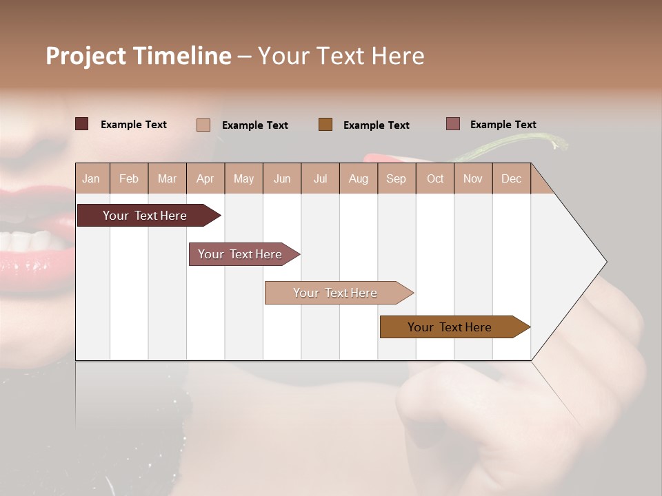 Portrait Bite Diet PowerPoint Template