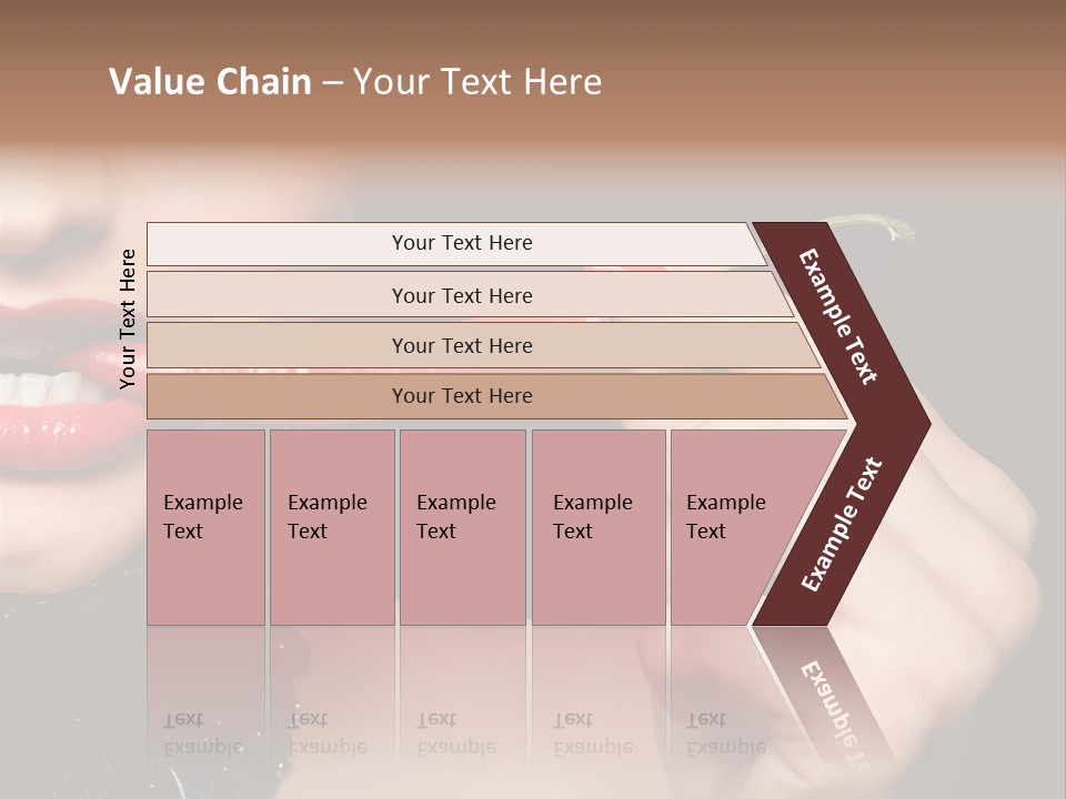 Portrait Bite Diet PowerPoint Template