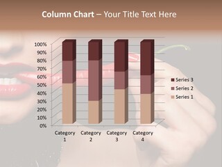 Portrait Bite Diet PowerPoint Template