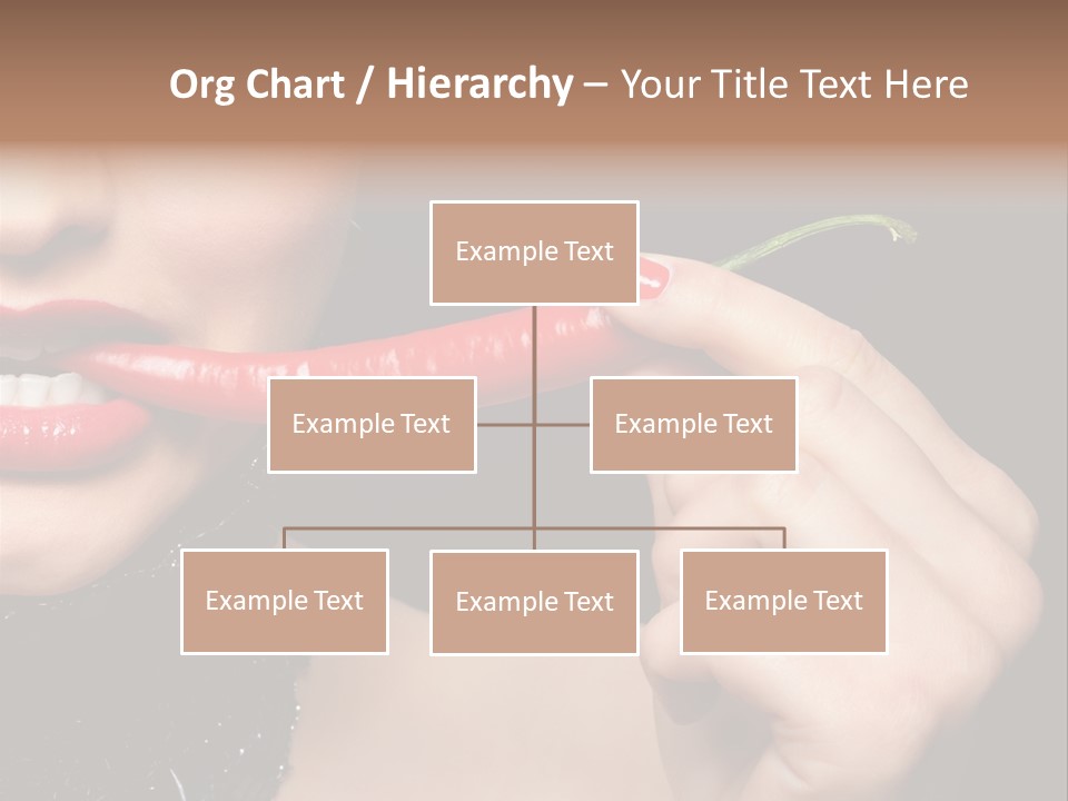 Portrait Bite Diet PowerPoint Template