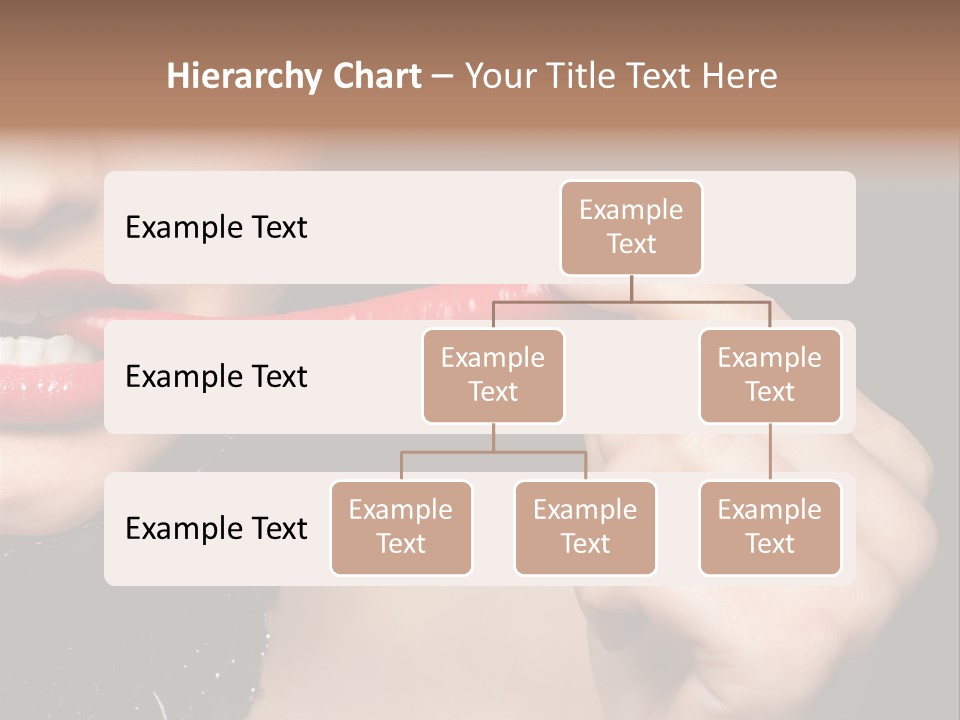 Portrait Bite Diet PowerPoint Template
