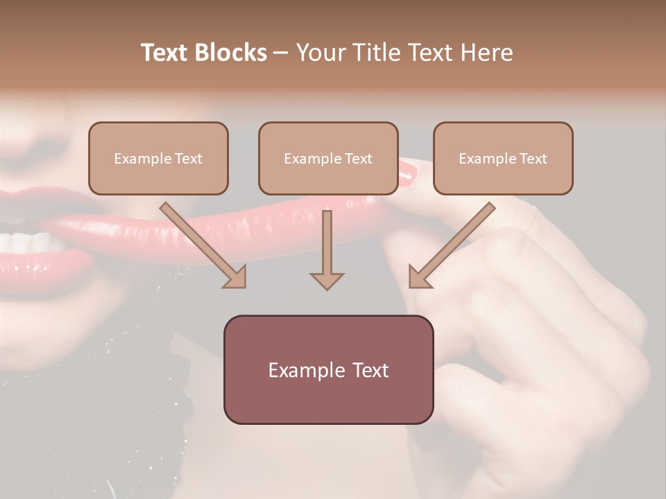 Portrait Bite Diet PowerPoint Template